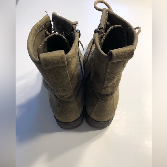 lace up fabric boots size 10 - Picture 4 of 11